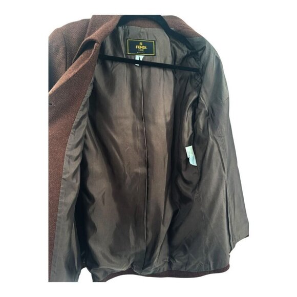 Fendi Vintage Wool Short Coat - Picture 6 of 11